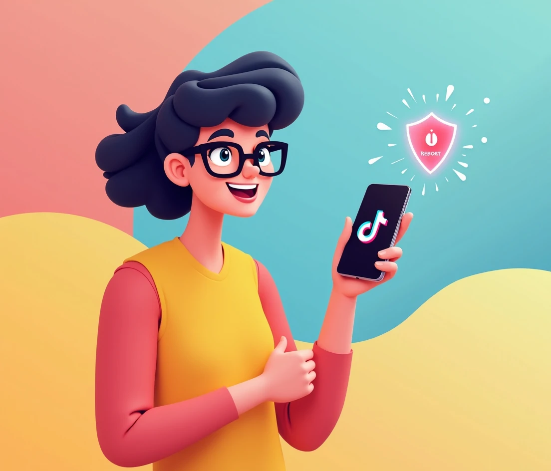 آموزش گزارش دادن ویدیو و اکانت های متخلف در تیک تاک 🎯 + ویدیو