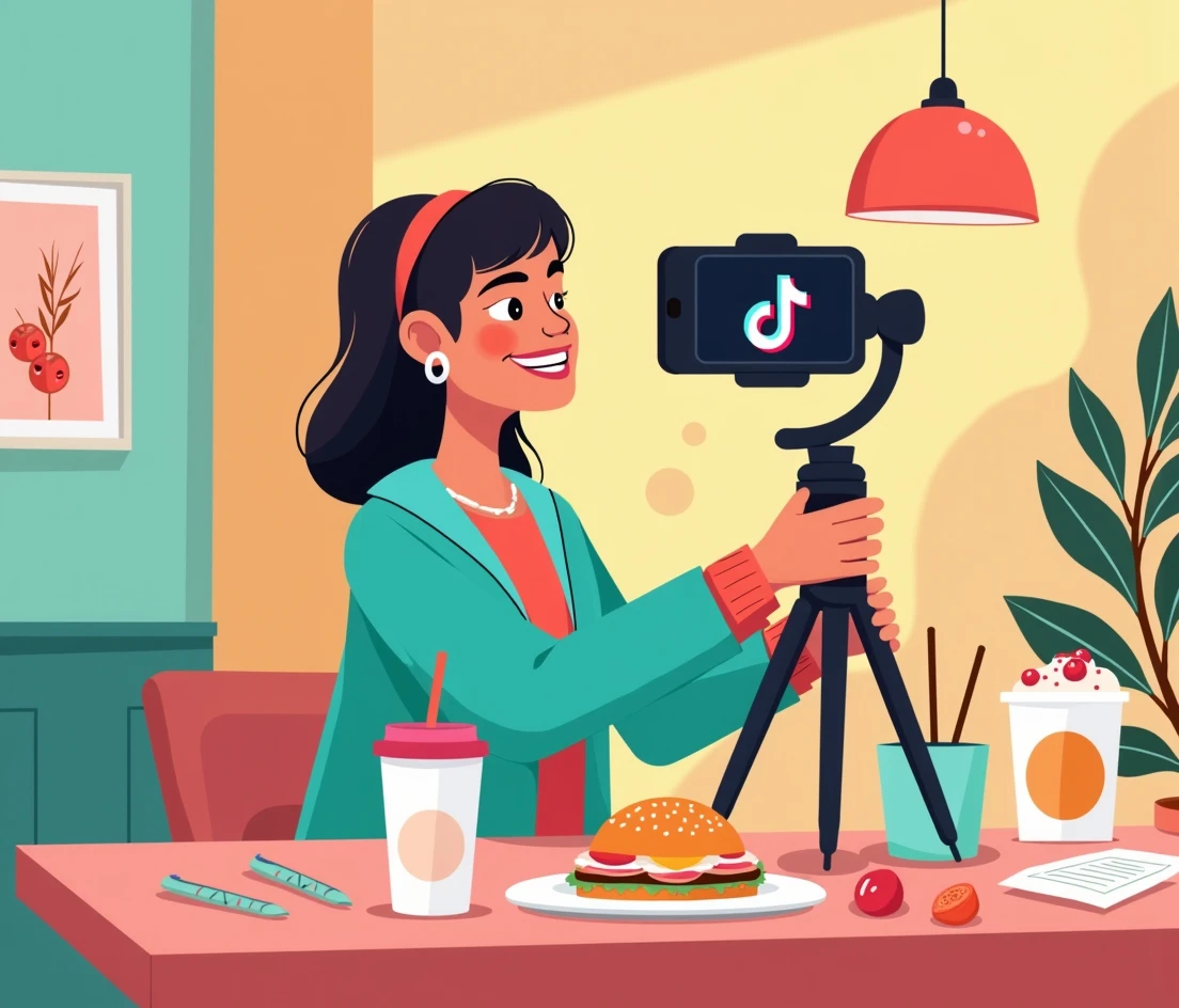 ۱۰ ایده محتوای تیک تاک برای رستوران ها و کافه ها 🍽️ + ویدیو