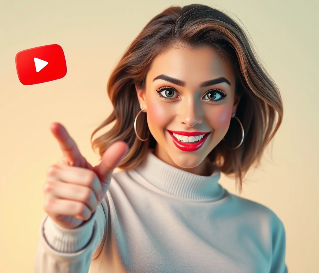اثر هنری دیجیتال جذاب برای پایان‌بندی مقاله یوتیوب