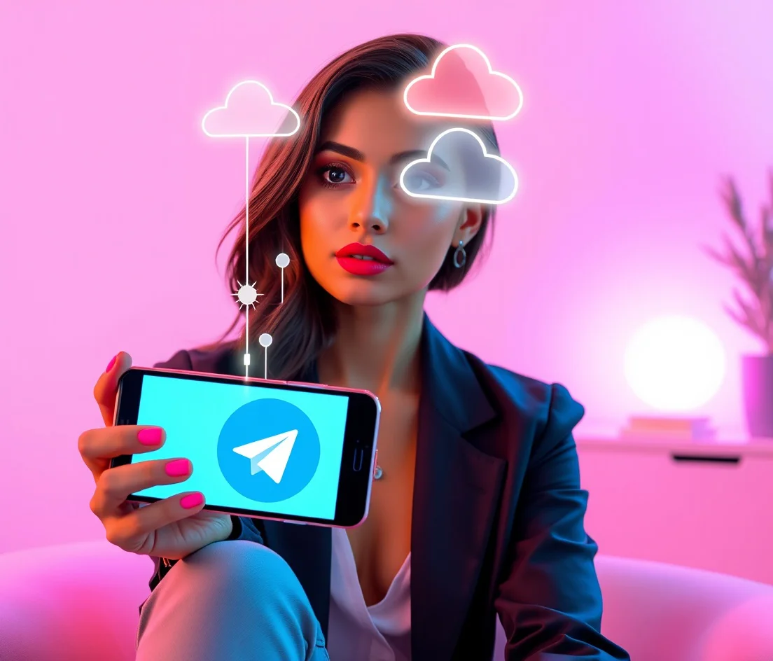 تصویر زیبا و جذاب از دختر شیک‌پوش با طراحی مینیمال