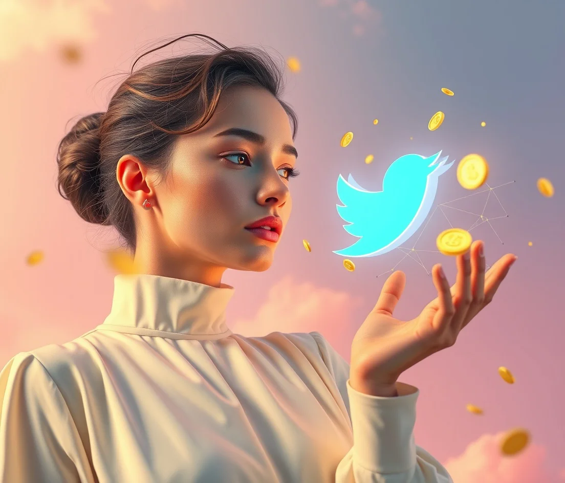 مقایسه گرافیکی سیستم قدیم و جدید درآمد توییتر