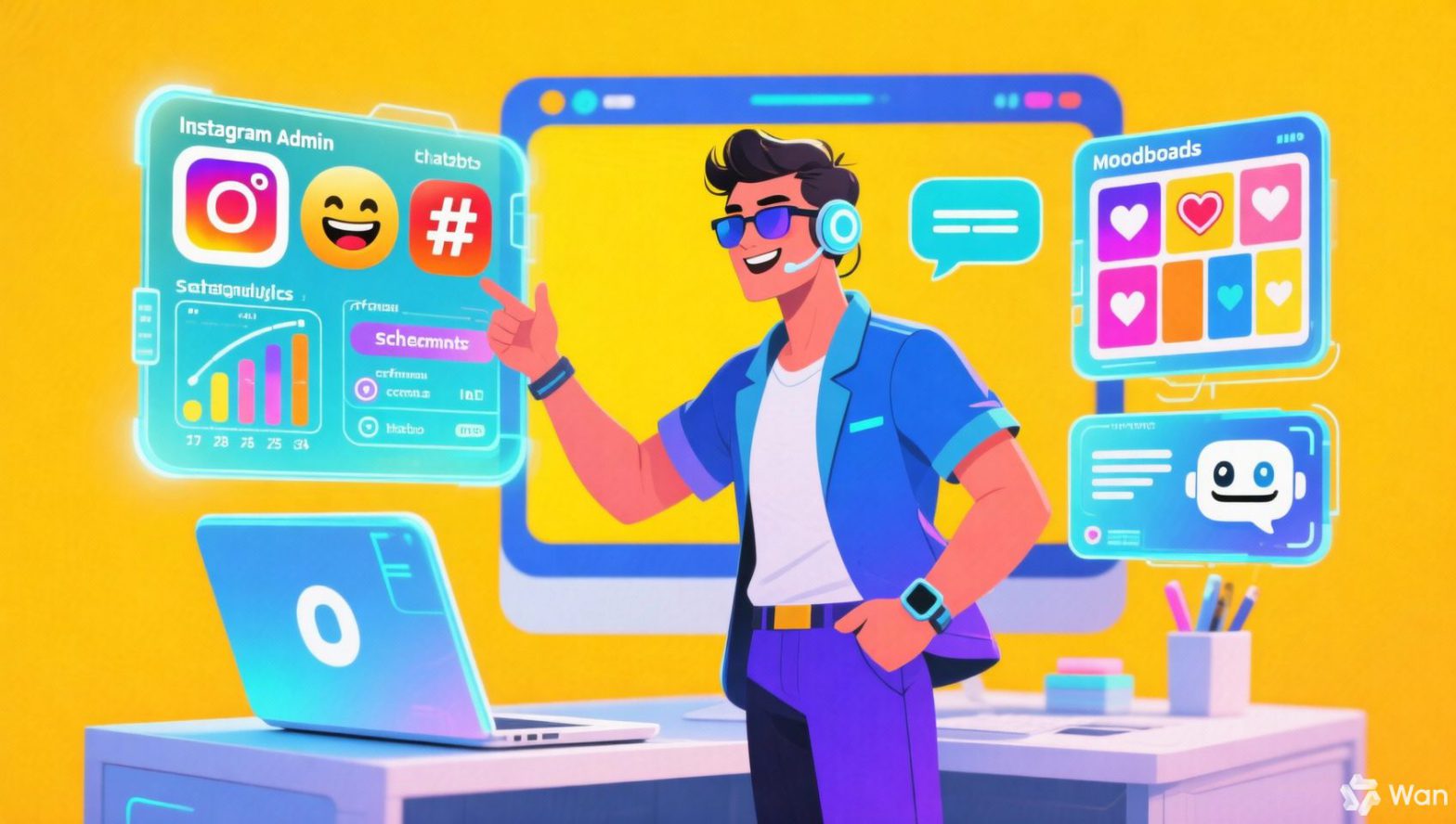 چطور بجای ادمین اینستاگرام از هوش مصنوعی استفاده کنیم؟ + ویدیو