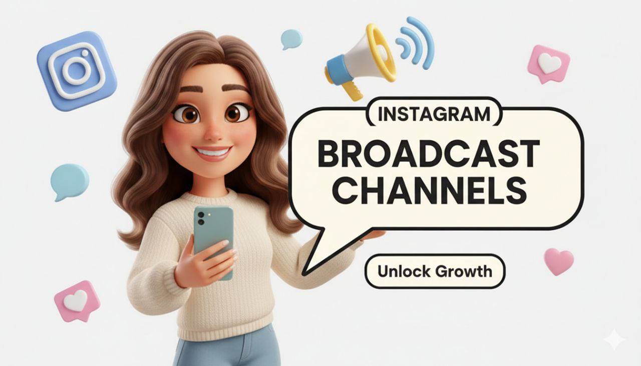 کانال‌های اینستاگرام رو راحت بساز Broadcast Channel