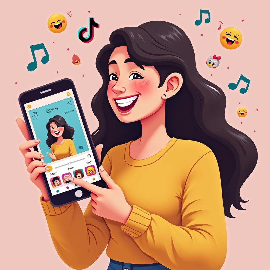 ترفندهای استفاده از استیکرها و اموجی‌ها در تیک تاک 🎉