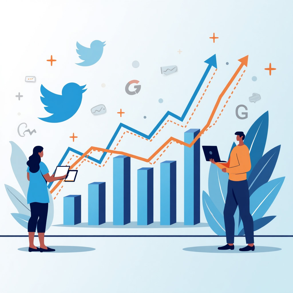 پیش‌بینی روند بازار با تحلیل داده‌های توییتر 📊
