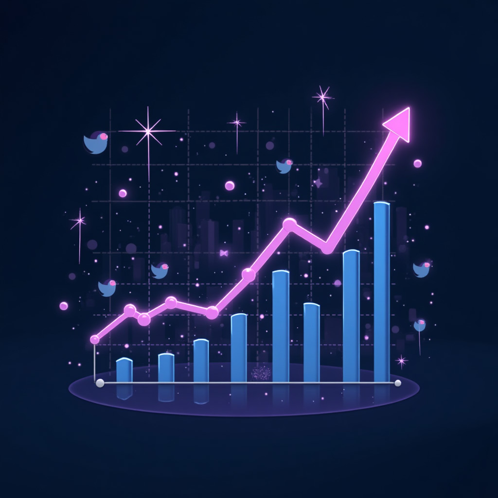 پیش‌بینی روند بازار با تحلیل داده‌های توییتر 📊